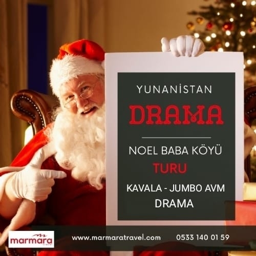 DRAMA NOEL BABA KÖYÜ - KAVALA VE JUMBO AVM YENİ YIL ALIŞVERİŞ TURU 21 ARALIK 2024 fotoğrafı